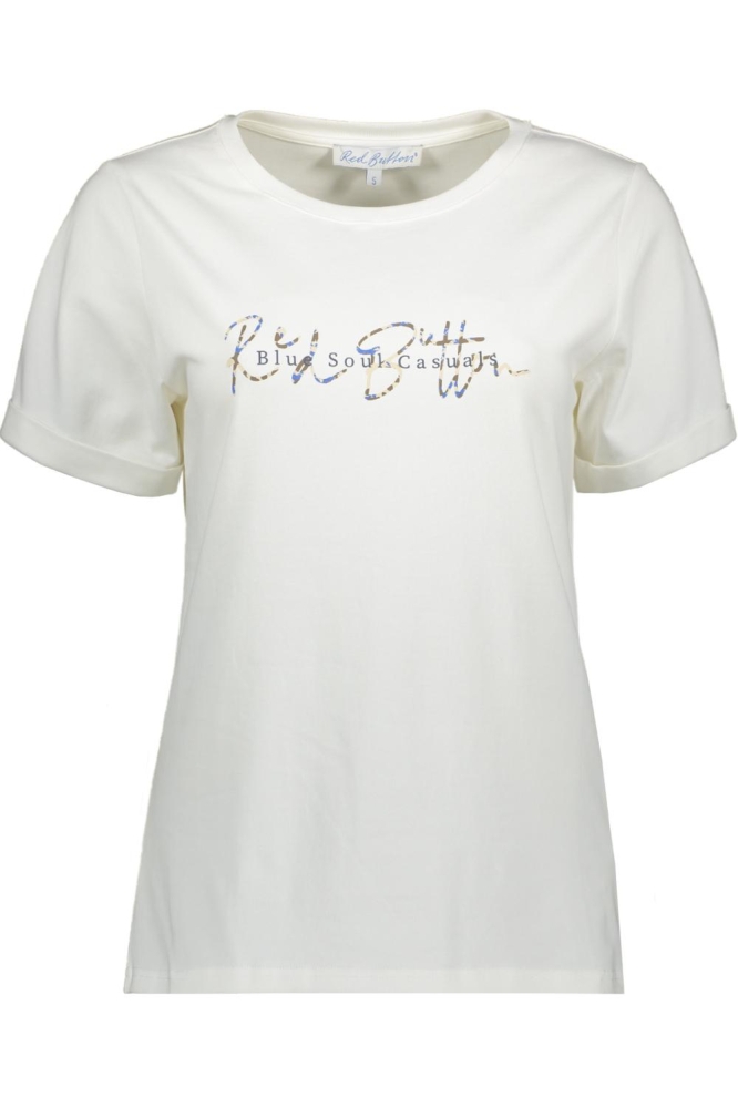 TEMMY LOGO TEE SRB4336 OFFWHITE-JEANSBLUE